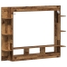 Cabinet de TV Montado en la Pared Madera Vieja 152x22x113 cm