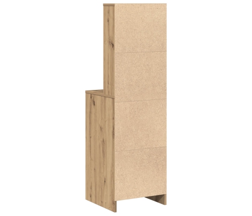 Highboard Roble Artesanal 40x41x135 cm Madera Elaborada