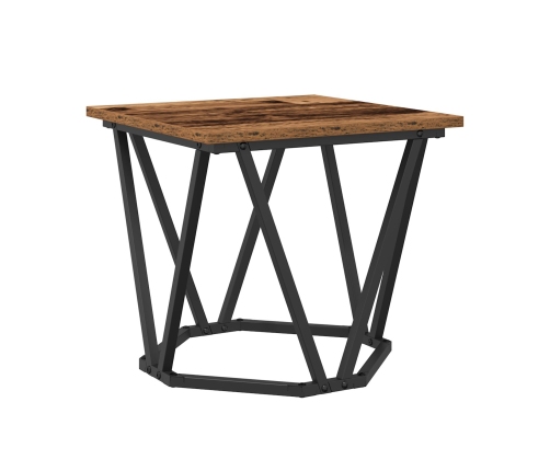 Mesa de Café  Madera Reciclada Metal, Madera Mediana Elegante