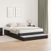 Estructura de Cama con Almacenamiento  Roble negro Madera de calidad