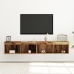 Gabinetes de pared para TV  con luces LED 2 pcs Madera vieja 80x30x30 cm