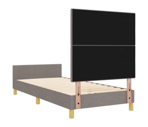 Marco de Cama  Taupe 80x200 cm Tela