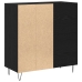 Armario para Registros en Roble Negro 84.5x38x90 cm