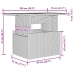 Conjunto de Sofá de Jardín  Conjunto de 7 Beige, Gris, Marrón