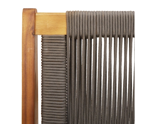 Banco de Jardín Gris 76x122x73 cm Madera Sólida de Acacia