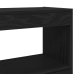 Mueble para libros / Separador de ambientes Roble negro 100x30x103cm Madera resistente