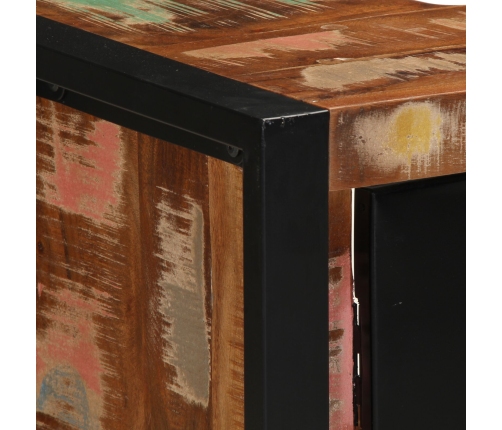 Armario de Baño  Multicolor 55x35x60 cm Madera Maciza Reciclada