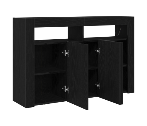 Aparador  Roble negro Madera engineered 116 x 30 x 75 cm