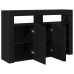 Aparador  Roble negro Madera engineered 116 x 30 x 75 cm
