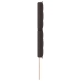 Cabecera LED  Diseño en Líneas Marrón Oscuro 80 cm Tela