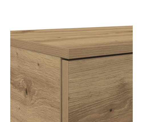 Mesa de Noche Roble Madera 150 x 36.5 x 16.5 cm Mesa de Noche