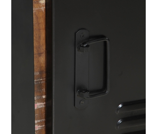 Armario de Baño Multicolor 40x35x75 cm Madera Sólida Recuperada