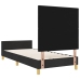 Cama de tela negra  90x200 cm