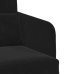Sofá cama  2 en 1 Negro 65x80x83 cm Terciopelo