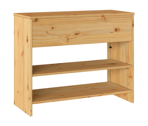 mesa consola ""DRAMMEN"" 89,5x37x73 cm de madera maciza de pino