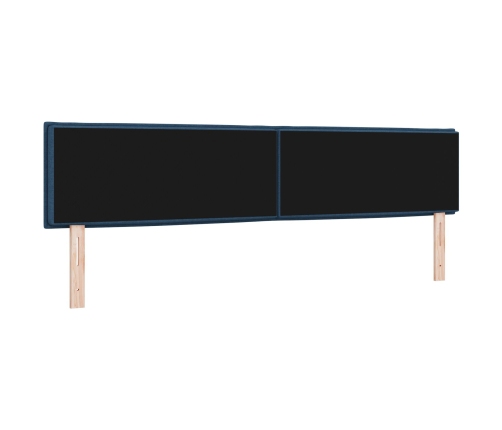 Cabecera de diseño Lines de  Azul 200 cm Tela