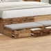 Mesa de Noche  Madera Vieja Madera 150 x 36.5 x 16.5 cm