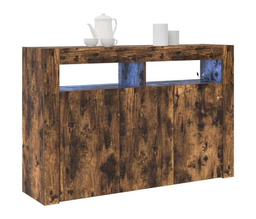 Aparador  Roble Ahumado Madera Ingenierizada 116 x 30 x 75 cm