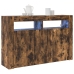Aparador  Roble Ahumado Madera Ingenierizada 116 x 30 x 75 cm