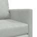 Sofá de suelo convertible  de terciopelo 74x77x81 cm Gris Claro