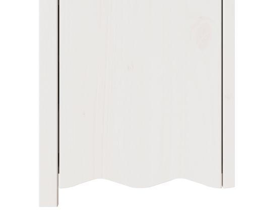 Aparador ""DRAMMEN"" Blanco 79x43x75,5 cm Madera Sólida de Pino