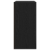 Bufé Roble Negro 79x38x80 cm Madera Sólida