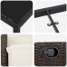 VidaXL Conjunto de comedor de jardín de 7 piezas marrón poliratán