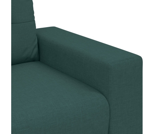 Sofá de 3 plazas  Verde Oscuro 180 cm Tela