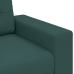 Sofá de 3 plazas  Verde Oscuro 180 cm Tela