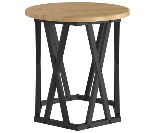 Mesas Laterales Anidadas 2 pcs de Madera de Roble Artisan