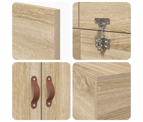 Estructura de Cama  Roble Sonoma 90x190 cm