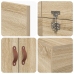 Estructura de Cama  Roble Sonoma 90x190 cm