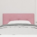 Cabecero Button Tufted Rosa 100 cm Terciopelo
