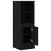 Gabinete Alto de Roble Negro 36x35.5x103.5 cm Madera MDF