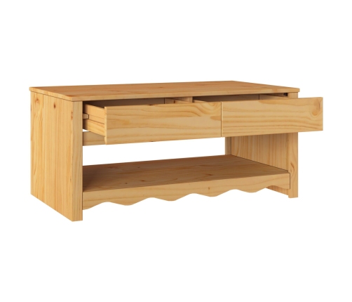 Mesa de Café ""DRAMMEN"" 99x55x45 cm Madera Sólida de Pino