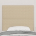 Cabecero  Diseño Simple Verde Claro Gris 100 cm Algodón Pana