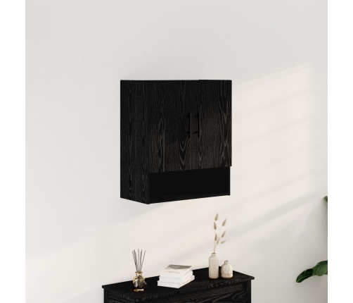 Gabinete de Pared  de Roble Negro 60x31x70 cm en Madera Ingenierizada
