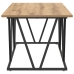 Mesa de café  Artisan de roble 100x50x40 cm, de madera de ingeniería y metal