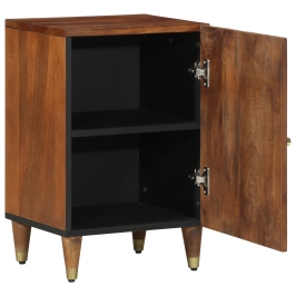 Armario de baño  Marrón miel Madera sólida de acacia 38 x 33 x 58 cm