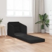 Sofá cama  2 en 1 Negro 65x80x83 cm Terciopelo