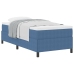Cama Azul 90x200 cm Tejido de Corduroy