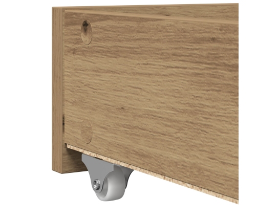 Cama Día  Roble artesanal Madera elaborada 90 x 190 cm Duradera