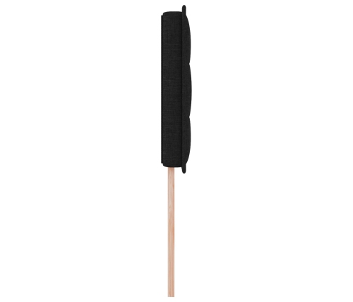 Cabecero de diseño Lines en negro de 100 cm de tela