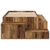 Cama de Almacenamiento Madera Vieja Madera maciza y chapas