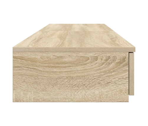 Mesa de Noche Roble Sonoma Madera Elaborada 150 x 36.5 x 16.5 cm