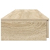 Mesa de Noche Roble Sonoma Madera Elaborada 150 x 36.5 x 16.5 cm
