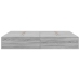 Armazón de cama  Gris Sonoma Tablero de partículas Queen