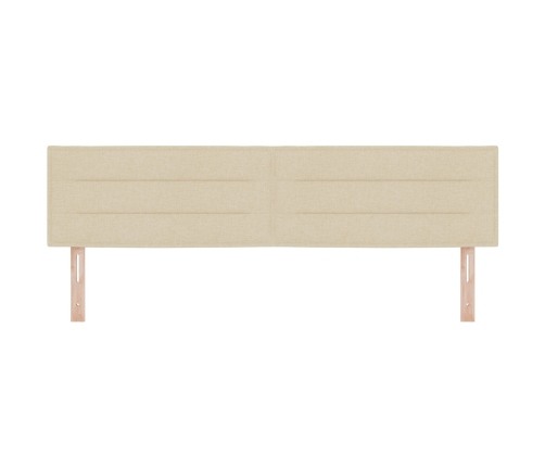 Cabecero  Diseño de Líneas Crema 180 cm Tela