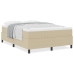 Cama Box Spring  con Colchón Verde Claro Gris 160x200 cm Tela de Corduroy