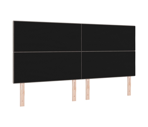Cabecera  con botones acolchados taupe 200 cm tela